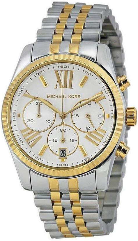 mk5735 ladies stainless steel and gold plated michael kors watch|lexington mk5735 kaufen.